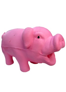 supper squeeze Pig latex toy Pink dog